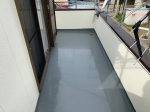 豊川市明野町で雨漏り補修でベランダ防水！梅雨も台風も怖いもの知らずのお家へ